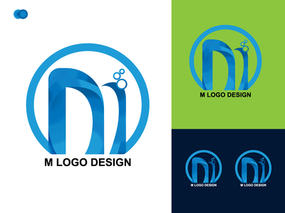 字母徽标模板设计(M Letter Logo Template Design)