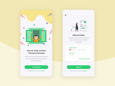 用户界面登录屏幕(UI Login Screen)