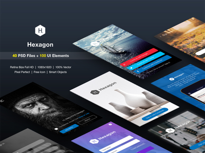 注册/登录 - 移动表单 UI 套件(SignUp / Login - Mobile Form UI kit)