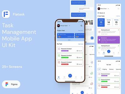 Flatask - 任务管理 UI 工具包(Flatask - Task Management UI Kit)