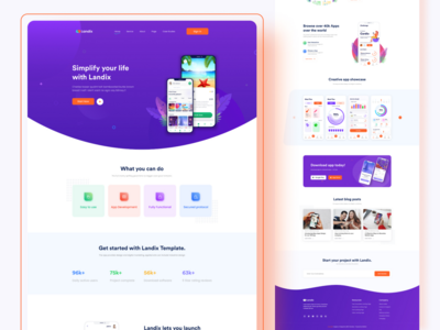 移动应用登陆页面(Mobile App Landing page)