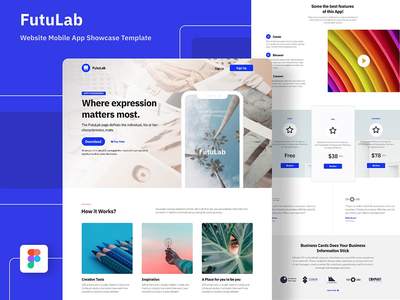 移动应用程序网站模板(Mobile Application Website Template)
