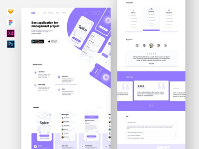 移动应用程序网站模板(Mobile Application Website Template)