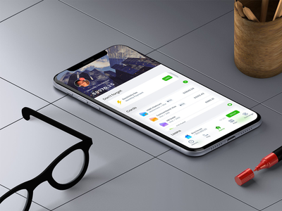 移动银行仪表板 UI - T(Mobile Bank Dashboard Ui - T)