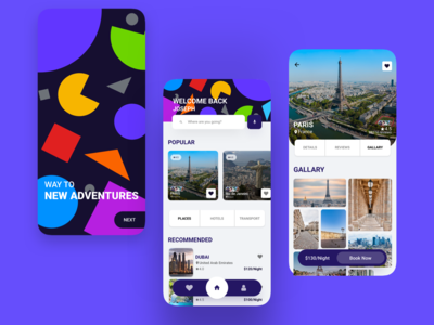 Travelll 应用程序概念(Travell app concept)