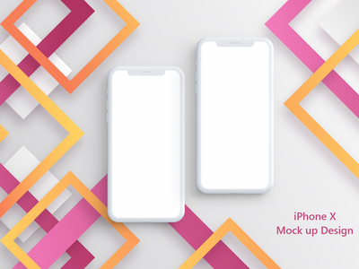 iphone x 样机设计(iphone x mockup  design)