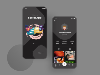 社交媒体 iOS 应用(Social Media iOS App)