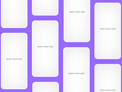 iOS 移动应用程序模型 4 设计(iOS Mobile App Mockup 4 Design)