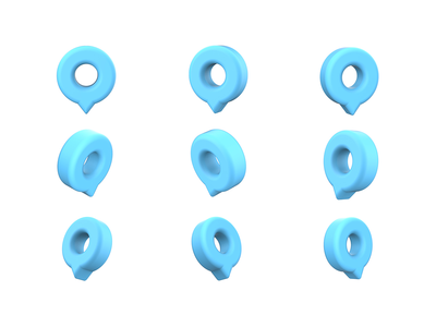 位置 3D 图标(Location 3D icon)