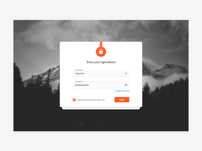 登录界面(Login UI)