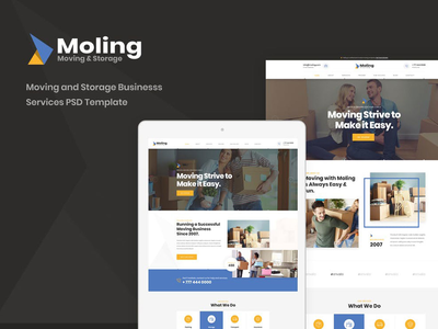 Moling - 移动和存储业务服务 PSD(Moling - Moving and Storage Business Services PSD)