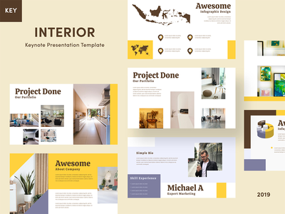 室内 - 主题演讲模板(Interior - Keynote Template)