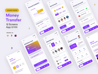 汇款钱包 UI 套件(Money Transfer Wallet UI Kit)
