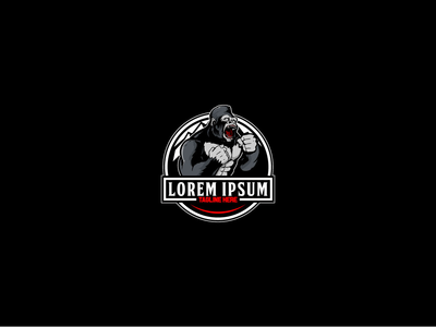 猴子标志设计(Monkey logo design)