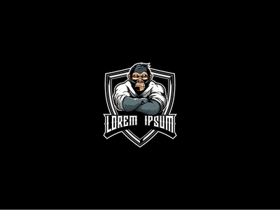 猴子标志设计(Monkey logo design)