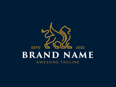 翼狮标志(Winged Lion Logo)