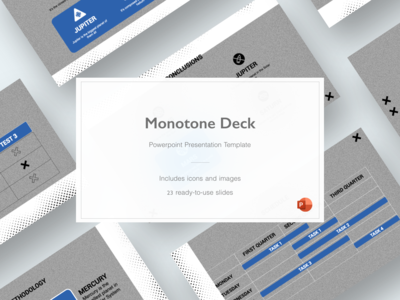 单调 - 终极演示模板(Monotone - Ultimate Presentation Template)