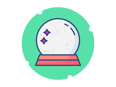 月亮灯矢量图标(Moon Lamp Vector Icon)