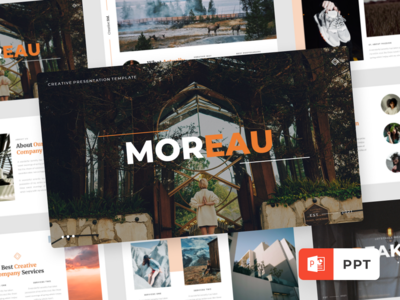 Moreau - 创意演示模板(Moreau - Creative Presentation Template)