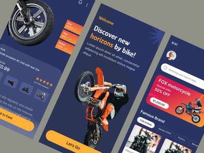 摩托车移动应用(motorcycle mobile app)