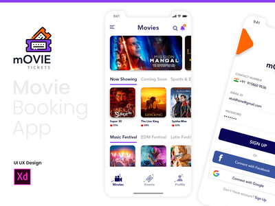 电影票预订应用程序(Movie Ticket Booking App)