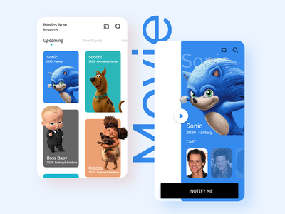 电影应用程序界面(Movie Application UI)