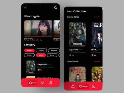 电影流媒体应用程序 - UI 移动(Movie Streaming App - UI Mobile)