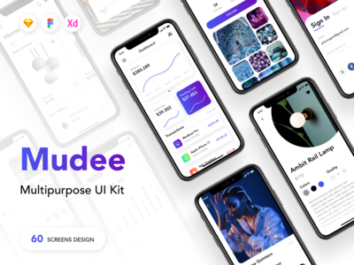 穆迪 |多用途 UI 套件（完整）#1(Mudee | Multipurpose UI Kit (Full) #1)