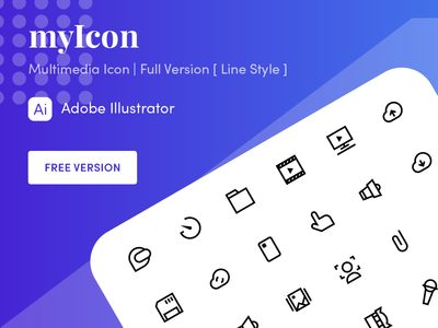 多媒体图标 | myIcon 系列(Multimedia Icon | myIcon Family)