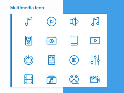 多媒体图标集(Multimedia Icon Sets)