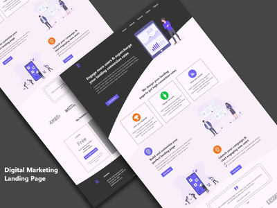 多用途创意数字代理网站模板设计(Multipurpose Creative Digital Agency Website Template Design)