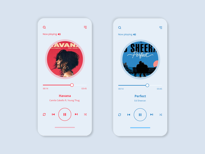音乐应用界面(Music App UI)