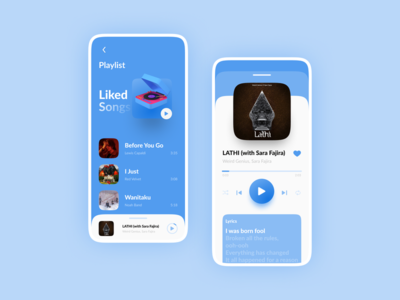 音乐播放器🎧 - UI 移动(Music Player 🎧 - UI Mobile)