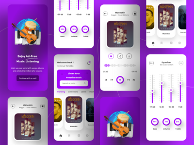 音乐流媒体应用程序设计(Music Streaming App Design)