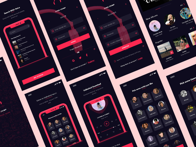 ui 套件的音乐应用程序(music app for ui kit)