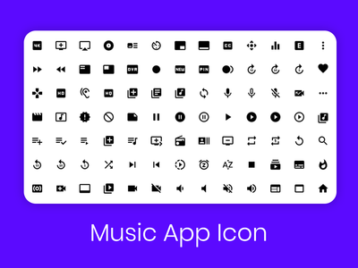 音乐应用程序图标(Music App Icon)