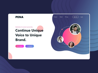音乐应用登陆页面(Music application landing page)
