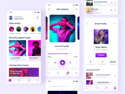 音乐移动应用(Music Mobile App)