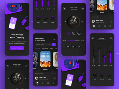 音乐流应用程序设计(Music Stream App Design)