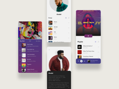 音乐 UI 概念(Music UI Concept)
