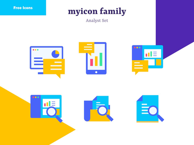 分析师图标免费|麦康(Analyst Icon Free | Myicon)