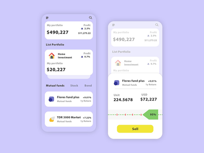 我的投资组合 UI(My portfolio UI)