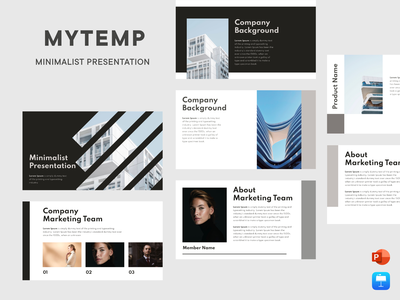 现代简约的演示文稿(Modern and Minimalist Presentation)