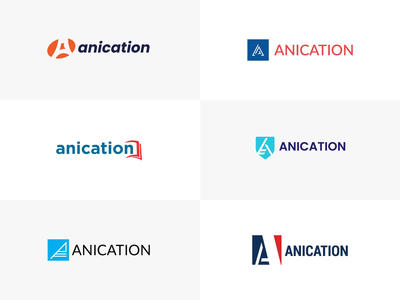 一套公司 LOGO 设计理念（字母 - A） Set-1(Set Of Company LOGO Design Idea (Alphabet - A) Set-1)