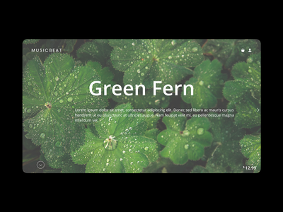 自然植物商店应用程序用户界面(Nature Plant Shop App UI)