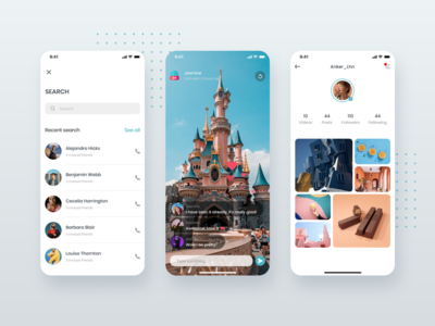 Lojvu - 社交应用程序 UI 工具包(Lojvu - Social App UI Kit)