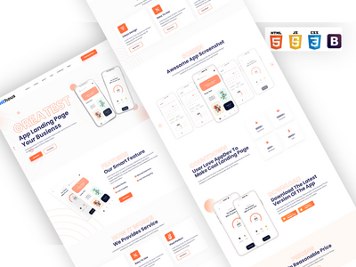 Nehous - 现代应用登陆 HTML5 模板(Nehous - Modern App Landing HTML5 Template)