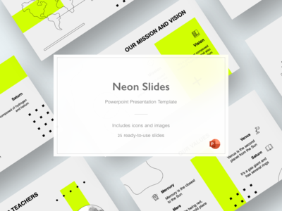 霓虹灯 - 终极演示模板(Neon - Ultimate Presentation Template)