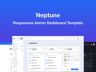 Neptune 多功能引导管理仪表板(Neptune Multi-Purpose Bootstrap Admin Dashboar)