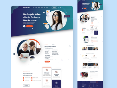 UE.SEO 数字代理登陆页面(UE.SEO Digital Agency Landing Page)